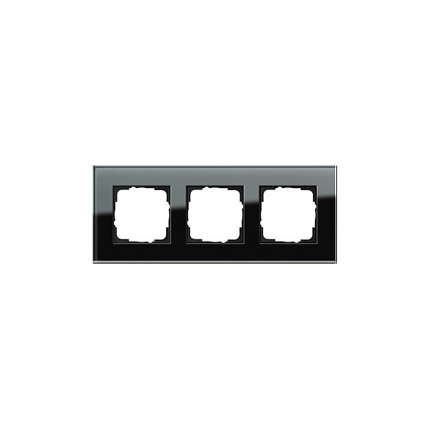 Gira 021305 Abdeckrahmen 3-fach Gira Esprit G Schwarz