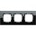 Gira 021305 Abdeckrahmen 3-fach Gira Esprit G Schwarz