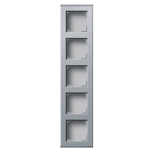 Gira 136426 Profil 5-fach senkrecht + waagerecht Profil 55 Aluminium