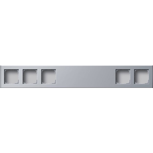 Gira 136526 Profil 5-fach 600 mm senkrecht + waagerecht Profil 55 Aluminium