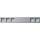 Gira 136526 Profil 5-fach 600 mm senkrecht + waagerecht Profil 55 Aluminium