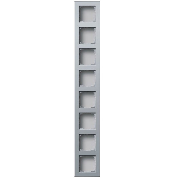 Gira 136626 Profil 8-fach senkrecht + waagerecht Profil 55 Aluminium