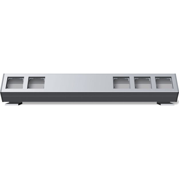 Gira 119526 Profil 5-fach 600 mm Befestigungswinkel Profil 55 Aluminium