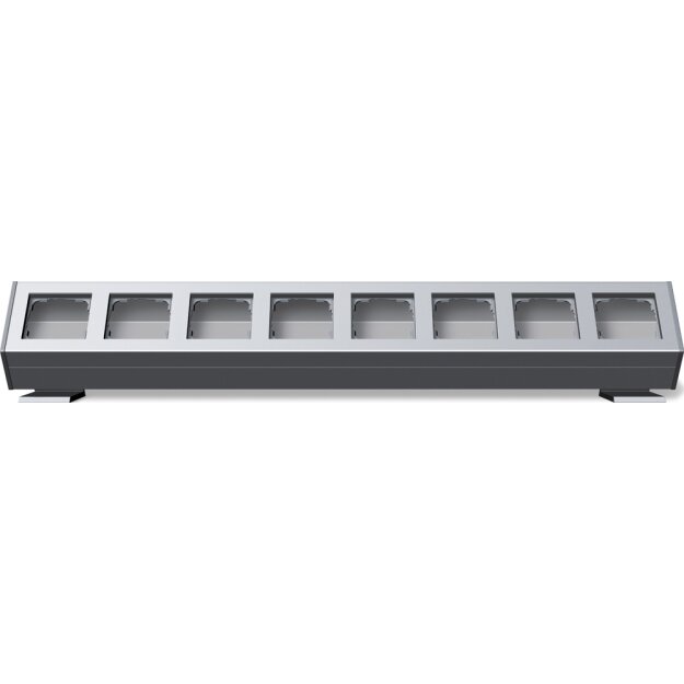 Gira 119826 Profil 8-fach Befestigungswinkel Profil 55 Aluminium