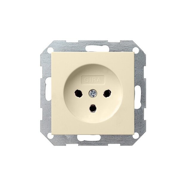 Gira 047901 HNA-Steckdose 10 A System 55 Cremeweiß