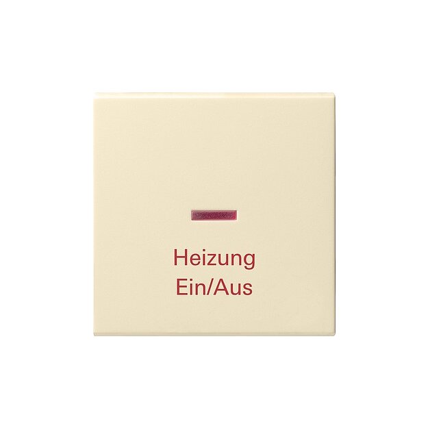 Gira 067801 Wippe Kontrollfunktion + Heizung Ein/Aus System 55 Cremeweiß