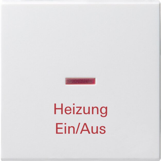 Gira 067803 Wippe Kontrollfunktion + Heizung Ein/Aus System 55 Reinweiß