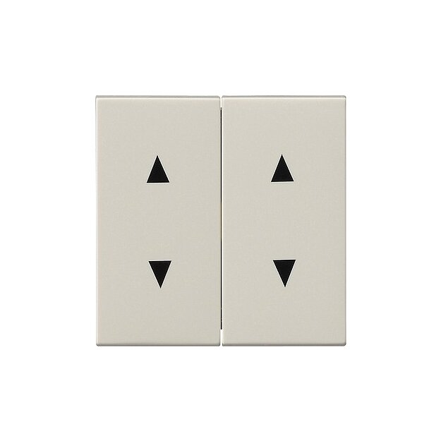 Gira 115001 Wippe 2-fach Pfeilsymbole System 55 Cremeweiß