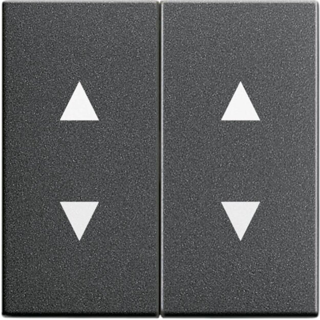 Gira 115028 Wippe 2-fach Pfeilsymbole System 55 Anthrazit