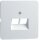 Peha 00506711 Standard Abdeckung UAE-Steckdose Reinweiß 2 Terminals