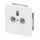 Busch-Jaeger 2095 UC-84 Unterputz-Potenzial-Ausgleichsstecker 2-fach (Thermoplast) Studioweiß carat® 2CKA002495A0086