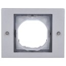 Gira 021165 Abdeckrahmen 1-fach Gira TX_44 (WG UP) Farbe Alu