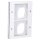 Gira 021266 Abdeckrahmen 2-fach Gira TX_44 (WG UP) Reinweiß