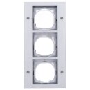 Gira 021365 Abdeckrahmen 3-fach Gira TX_44 (WG UP) Farbe Alu