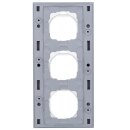 Gira 021365 Abdeckrahmen 3-fach Gira TX_44 (WG UP) Farbe Alu