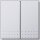 Gira 012566 Tastschalter Serien Gira TX_44 (WG UP) Reinweiß