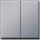 Gira 029565 Wippe 2-fach Gira TX_44 (WG UP) Farbe Alu