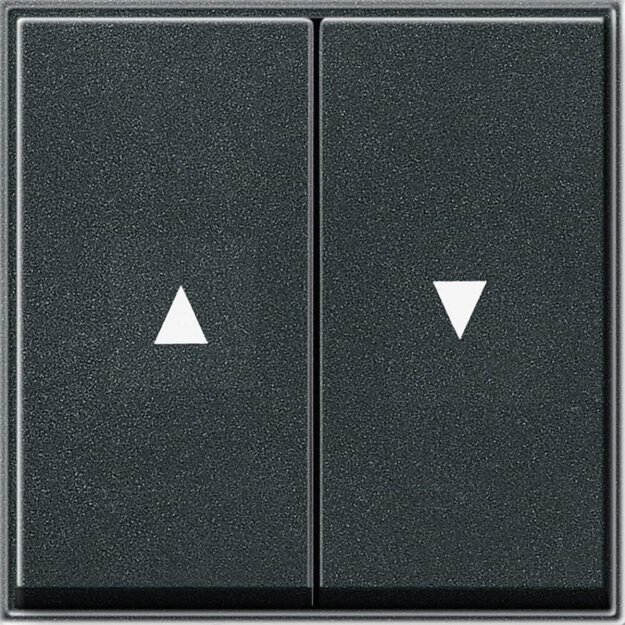 Gira 029467 Wippe 2-fach Pfeilsymbol Gira TX_44 (WG UP) Anthrazit