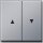 Gira 029465 Wippe 2-fach Pfeilsymbol Gira TX_44 (WG UP) Farbe Alu