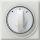 Gira 066666 Abdeckung Knebel Zeitschalter + Jalousie Gira TX_44 (WG UP) Reinweiß