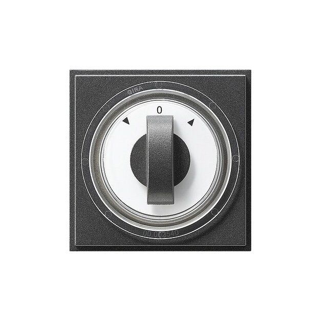 Gira 066667 Abdeckung Knebel Zeitschalter + Jalousie Gira TX_44 (WG UP) Anthrazit
