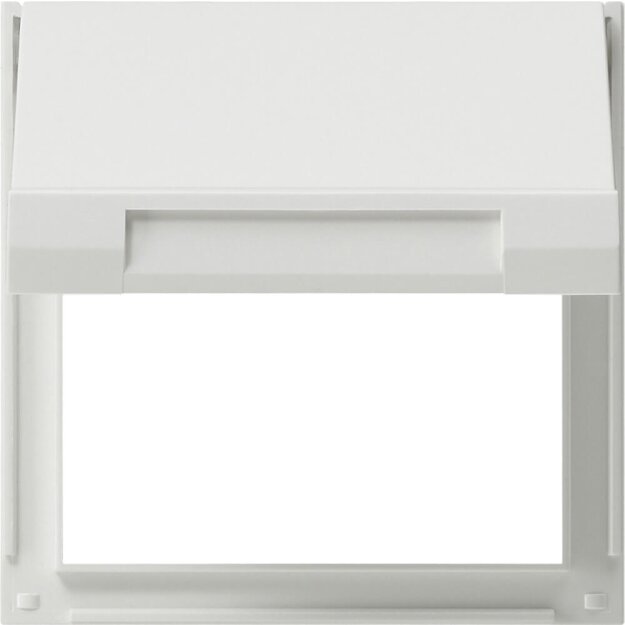 Gira 065466 Adapterrahmen Klappdeckel Gira TX_44 (WG UP) Reinweiß