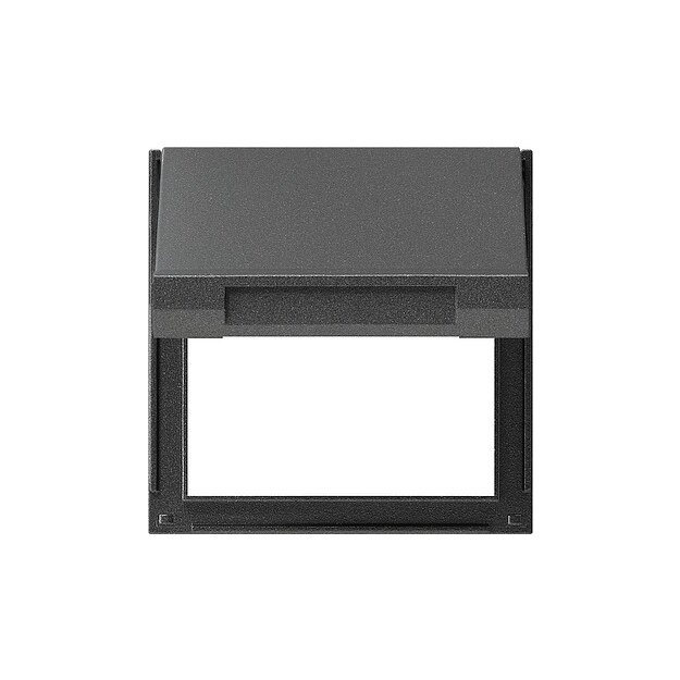 Gira 065467 Adapterrahmen Klappdeckel Gira TX_44 (WG UP) Anthrazit
