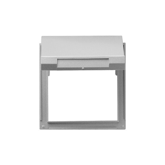 Gira 065465 Adapterrahmen Klappdeckel Gira TX_44 (WG UP) Farbe Alu