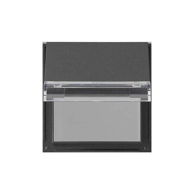 Gira 068067 Adapterrahmen Klappdeckel + Beschriftungsfeld Gira TX_44 (WG UP) Anthrazit