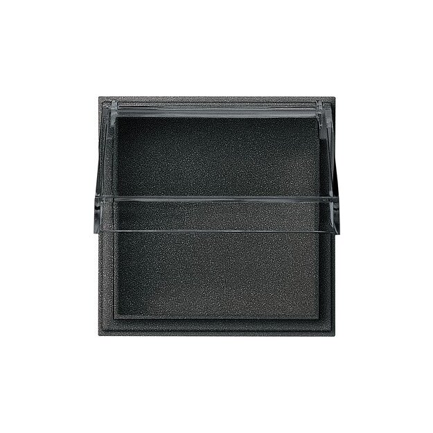 Gira 040967 Adapterrahmen Klappdeckel transparent Gira TX_44 (WG UP) Anthrazit