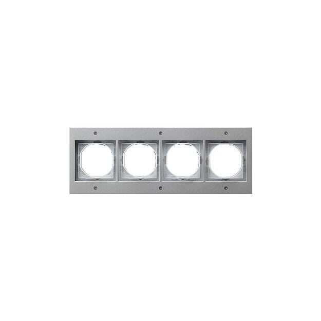 Gira 021465 Abdeckrahmen 4-fach Gira TX_44 (WG UP) Farbe Alu