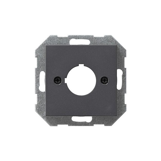 Gira 027228 Abdeckung Tragring Geräte Ø 22,5 mm System 55 Anthrazit