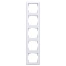 Gira 021503 Abdeckrahmen 5-fach Standard 55 Reinweiß
