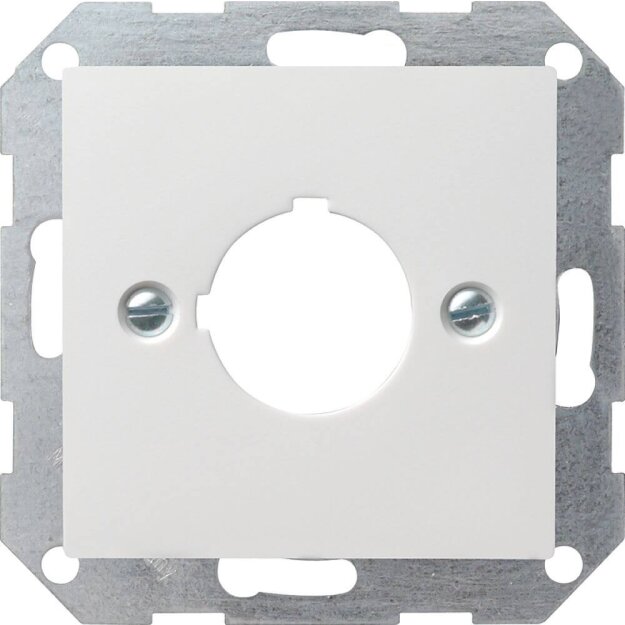 Gira 027203 Abdeckung Tragring Geräte Ø 22,5 mm System 55 Reinweiß