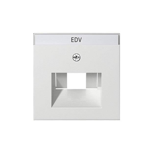 Gira 028403 Abdeckung Beschriftungsfeld UAE/IAE + Netzwerk System 55 Reinweiß