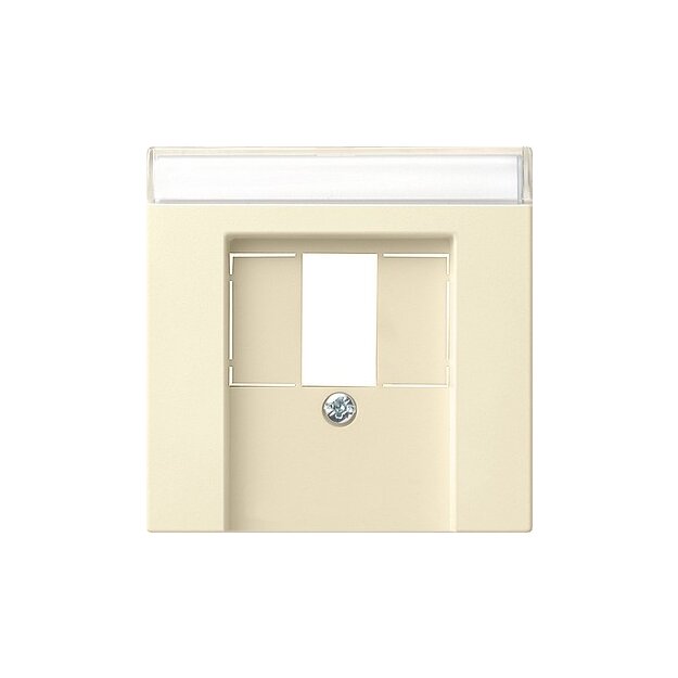 Gira 087601 Abdeckung Beschriftungsfeld TAE USB System 55 Cremeweiß