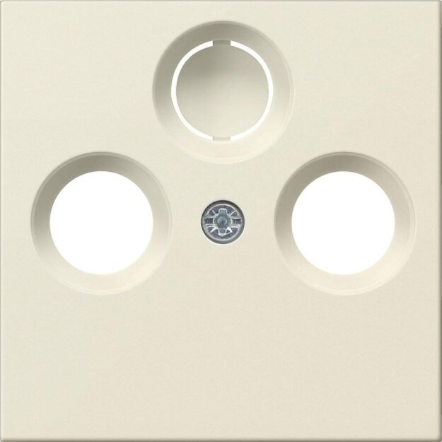 Gira 086901 Abdeckung Koaxial-Antennensteckdose System 55 Cremeweiß