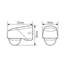 ESYLUX EM10015519 Bewegungsmelder 230° mit...