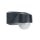 ESYLUX EM10015519 Bewegungsmelder 230° mit Unterkriechschutz 360° fernbedienbar RC 230i Schwarz