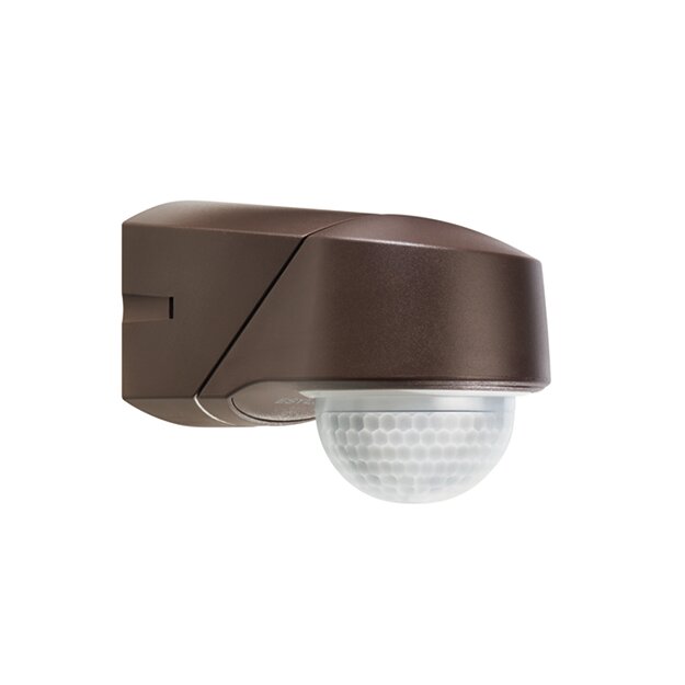 ESYLUX EM10015816 Bewegungsmelder 280° mit Unterkriechschutz 360° fernbedienbar RC 280i Braun