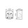 ESYLUX EM10016110 Ecksockel für Bewegungsmelder der RC-Serie weiß RC EDGE MOUNTING WH