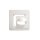 ESYLUX EM10055126 Abdeckung IP 20 creme ähnlich RAL 1013 für MD 180i und PD 180i COVER IP20 CWH Weiß