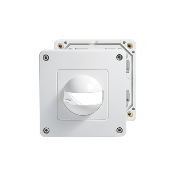 ESYLUX EM10055157 Abdeckung IP 44 ähnlich RAL 9010 für MD 180i und PD 180i COVER IP44 WH Weiß