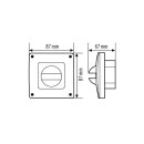 ESYLUX EM10055157 Abdeckung IP 44 ähnlich RAL 9010...