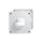 ESYLUX EM10055157 Abdeckung IP 44 ähnlich RAL 9010 für MD 180i und PD 180i COVER IP44 WH Weiß
