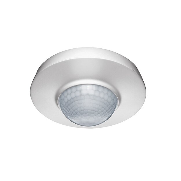 ESYLUX EM10055300 Decken-Bewegungsmelder 360° Unterputz Reichweite ca Ø 24 m fernbedienbar MD 360i/24 Weiß