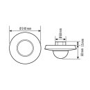 ESYLUX EM10055300 Decken-Bewegungsmelder 360°...
