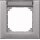 Merten 476160 M-PLAN-Rahmen 1-fach beschriftbar Aluminium