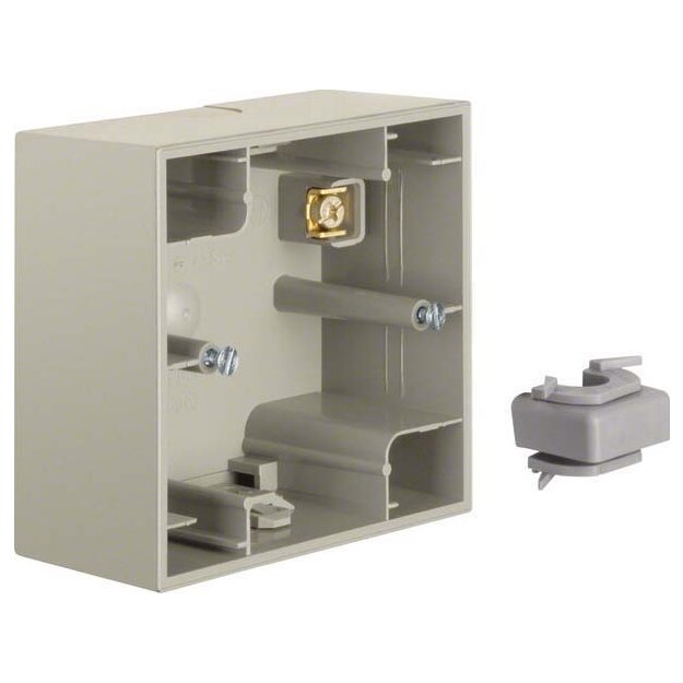 Berker 10417004 Aufputz-Gehäuse 1-fach K.5 Edelstahl lackiert