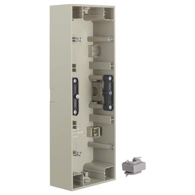 Berker 10437004 Aufputz-Gehäuse 3-fach K.5 Edelstahl lackiert